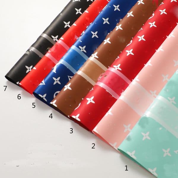 Supplies Party Other Festive Gift Designer letter printed Wind Art Waterproof Matte Wrapping Paper Flower Shop Bouquet Materials