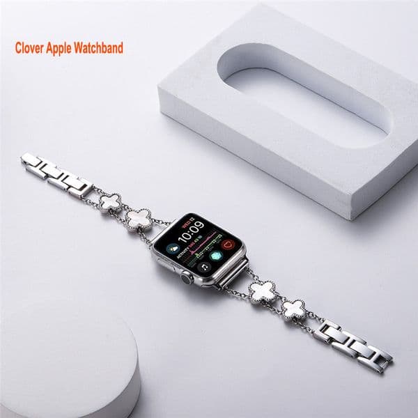 Luxury WatchBand for Apple Watch Band Series 9 8 7 49 41 45mm 6 5 4 Women Diamond Steel Bracelet IWatch Ultra 49mm 44 40 42 38MM Strap bracelet Replacement Men Women Straps