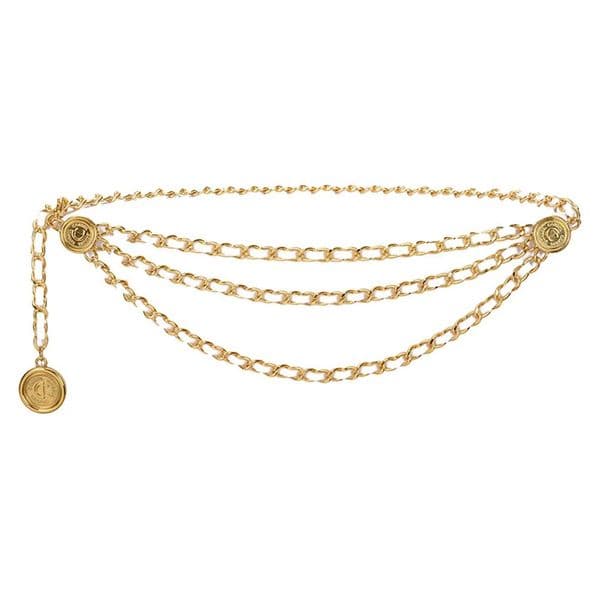 Waist chain Mtilayer exquisite retro ible button suitable for bridal attire X2504101