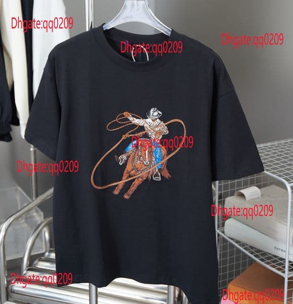 Men's Plus Tees & Polos Round T-shirt plus size neck embroidered and printed polar style summer wear with street pure cotton 3t35457