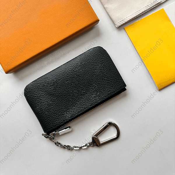 keychain card holders designer Coin Purse Card Holder Mini Zippy Wallet women Locks coin pouch purse ID card girl cute key case porte feuille mens luxury wallet chain