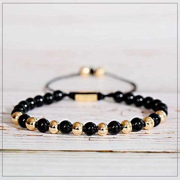 New Men Women Bracelet 6mm Beads Copper Charm Stone Bracelet Adjustable Bracelet Fashion Jewelry GiftX240912