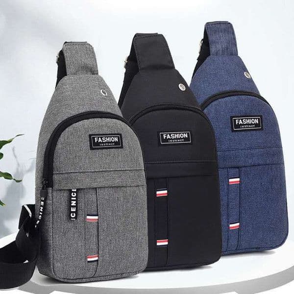 Men's Chest Bag 2024 New Youth Waist Bag Fashion Small Backpack Sports Trend Solid Color Single shoulder crossbody bags CUD2409123