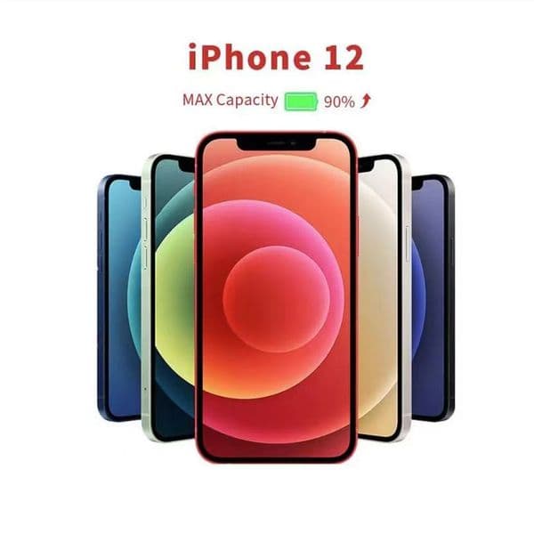 Apple iPhone 15 Pro Max 12 64GB/128GB ROM Unlocked 6.1'' 2532x1170 OLED Screen A14 Bionic Chip 12MP Camera with Face ID Cell Phone 95% New