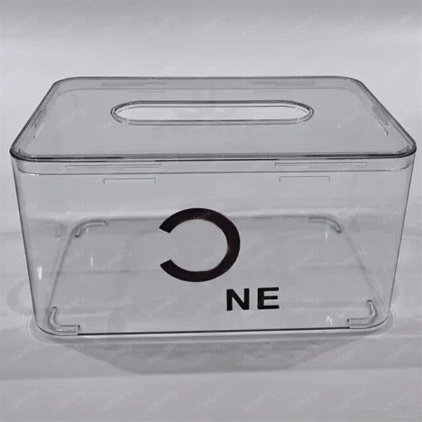 Letter Tissue Box For Restaurant Sitting Room High Quality S25528 12110 Fashion Transparent Boxes Designer Decoration Designers