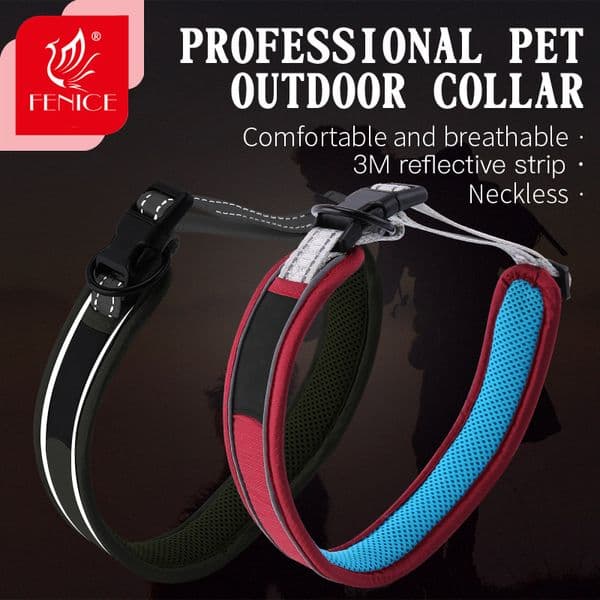 Fenice Professional Breathable Comfortable Pet Outdoor dog Collar