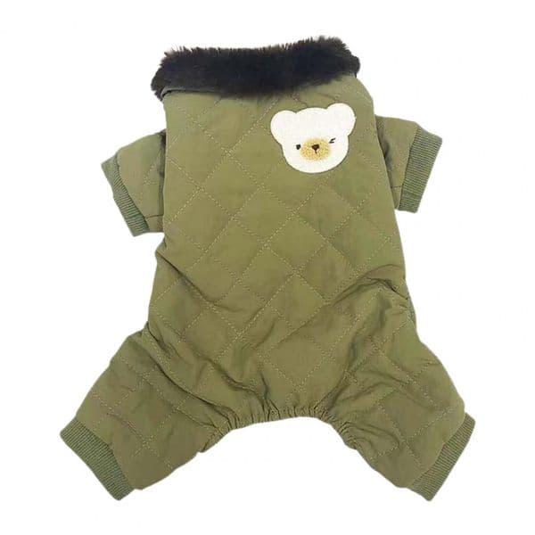 2026 New Stylish Autumn Plush Four-Legged Dog Clothes Solid Color Winter Clothing Collar Terry Pet Supplies Free Shipping