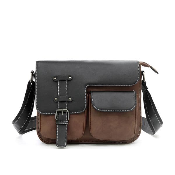 Matte Leather Shoulder Mens Bag With Multiple Pockets Business Womens Small Messenger Bag -0 Envelope Bag Casual Retro Unisex Crossbody Bag ABP2409148