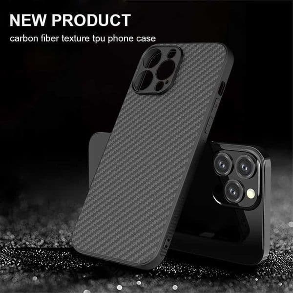 New For iPhone 16 13 12 11 14 15 Pro Max 12/13Pro 13MINI 14PLUS Ultra-thin Soft TPU Carbon Fiber protect Back Cover Case Z240914