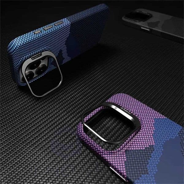 Luxury Matte Carbon Mganetic Slim Case For Stand Len Cloud Patterned Personalized Cover For iPhone 13 14 15 16 Pro Max Z240914
