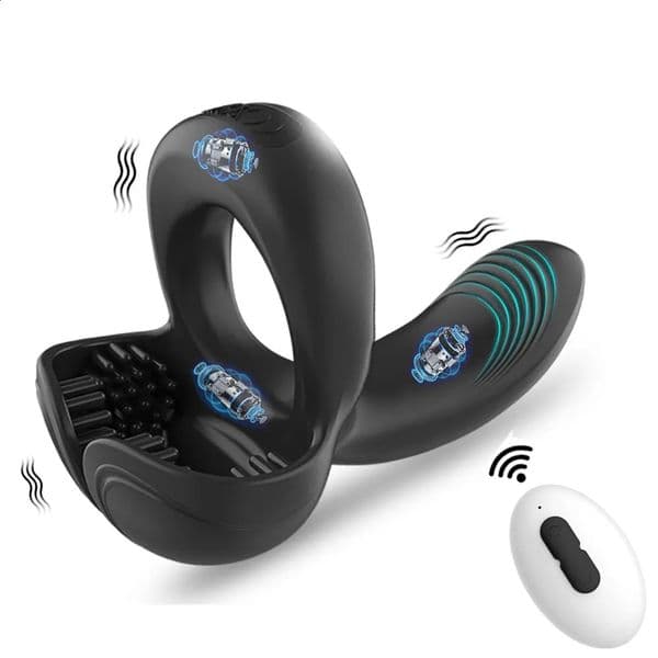 Penis vibrator for remote control of male rooster ring injection delay test couples sex toys 240914
