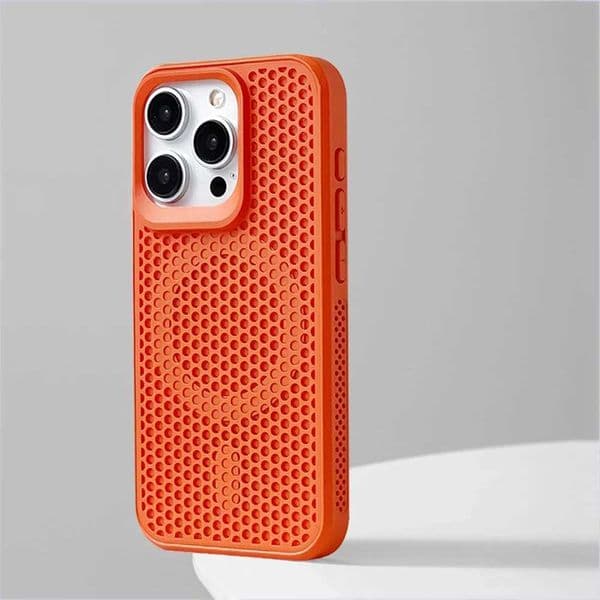 Luxury Matte Heat Dissipation Hole For Case For iPhone 16 15 14 1312Pro Max Plus Magnetic Wireless Charge PC Hard Cover M240914