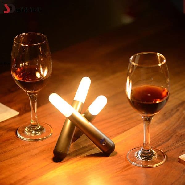 USB lights candles matched with LED mini match retro decoration for home rooms atmospheric lighting charging elf bar night 240905