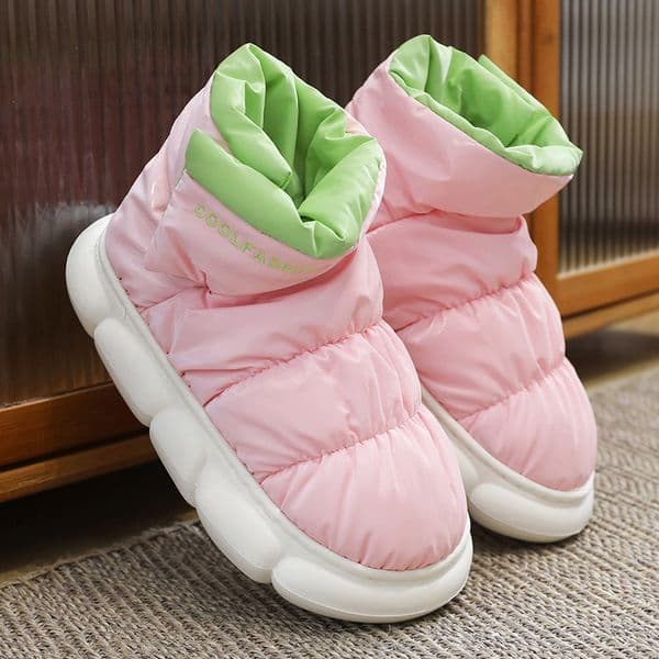 ddmymarket 2024 New Ankle Designe Booties Winter Snow Cotton Boots Womens Mens Shoes Comfortable