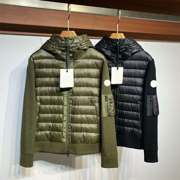 Tech fleece hoodie designer down jacket fashion splicing knitted sweater high-quality men embroidery hoodies men women luxury clothing warm cardigan puffer jacket