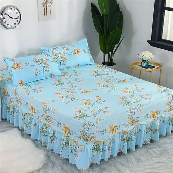 Quilt mattress leather extra large protective cover doublelayer anti slip breathable laminated cotton y bed sheet 240913