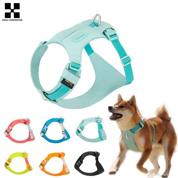 Pet Strap Non Pulling Nylon Reflective Dog Accessory Adjustable Comfort Control Training Walking Bag 240913