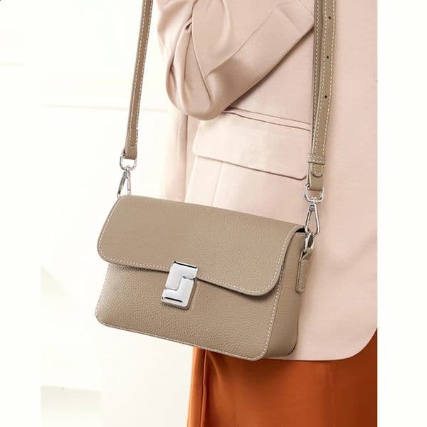 Toptrends leather square small shoulder cross body womens bag trend flip wallet denim womens handbag 240912