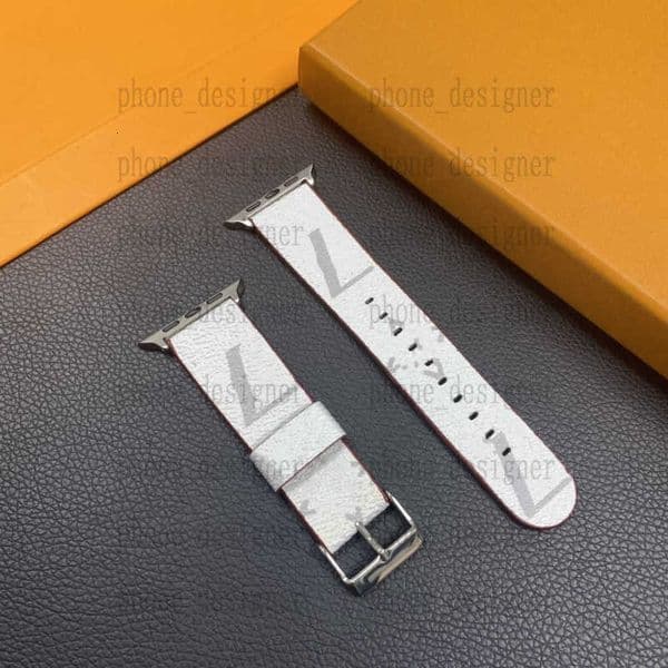 Designer Luxury Leather Watch Band Smart Straps For Apple 38mm 40mm 49mm 42MM 44mm 45MM 3 4 5 SE 6 7 9 Series iWatch Bracelet Wristband ZI1V