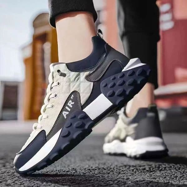 Running New Sneakers Designer Men Waterproof Shoes Thick Soles Leather Walking Sneaker Trainers