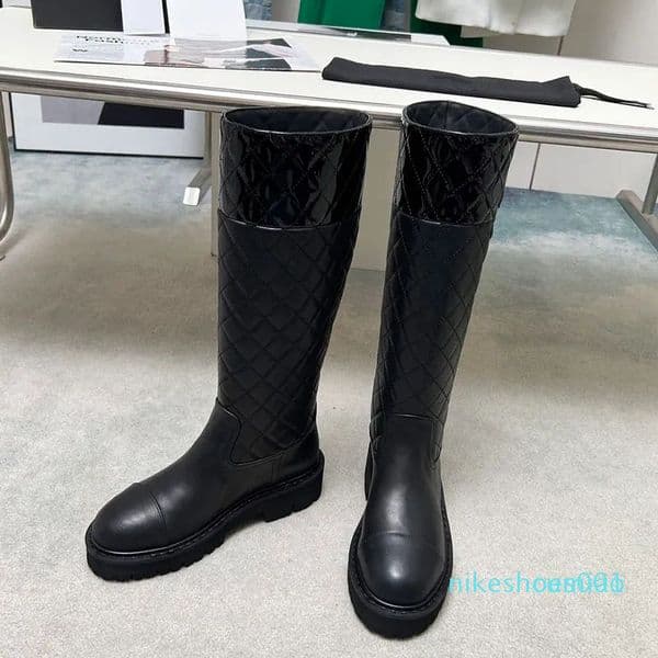-Designer 2024 Outsole Shoes Ladies Western Knight High Boots