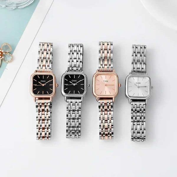 Fashion Women Small Dial Quartz Digital Steel Quartz Watch Junior High School Girlfriends Birthday Christmas Gift Montre FemmeX240920