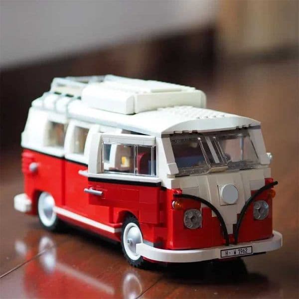 Build Block Set Build Block Set Technical 1334Pcs T1 Brick Camper Car Building Blocks Classic Model 10220 Vehicle Assemble Bricks Toys Birthday Gift For Kid B