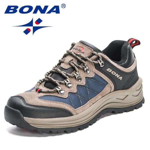2023 BONA New Designers Hiking Sneakers Men Man Trekking Walking Manscuo Fishing Camping Jogging Shoes 6c15 scuo