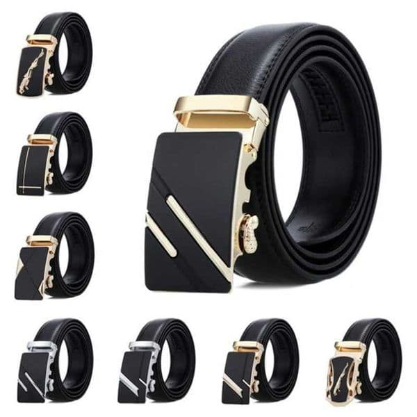 New mens design automatic buckle leather mens belt 3.5cm luxury mens Ceinture mens belt W240920
