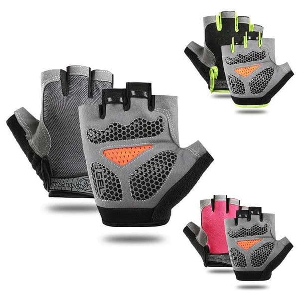 Half finger gel bicycle gloves Mens breathable anti slip MTB bicycle gloves Summer gym yoga training gloves CL240921