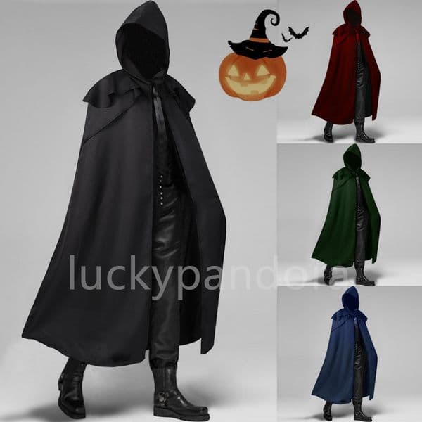 Theme Costume Cosplay Medieval Men Comes Knight Pirate Prince Gothic Retro Hooded Cloak Capes Long Robes Jackets Coat Carnival Halloween T231011