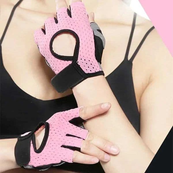 Bicycle Fingerless Gloves Professional Gym Fitness Breathable Non slip Womens Half Finger Summer Fishing Womens Bicycle CL240920