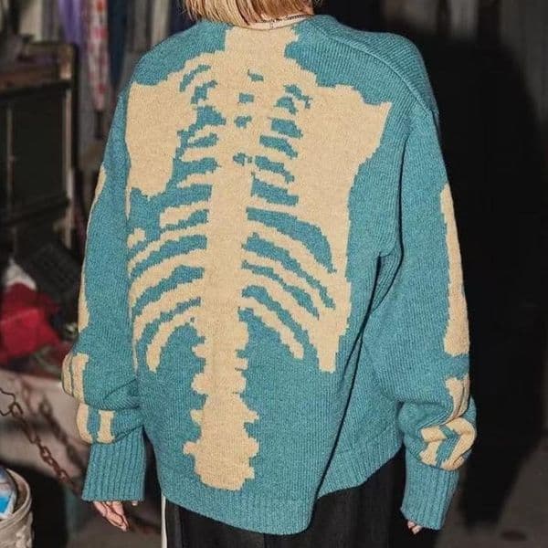 Men Sweaters Knitted Pattern Plus Size Loose Winter Top Knitted Cardigan