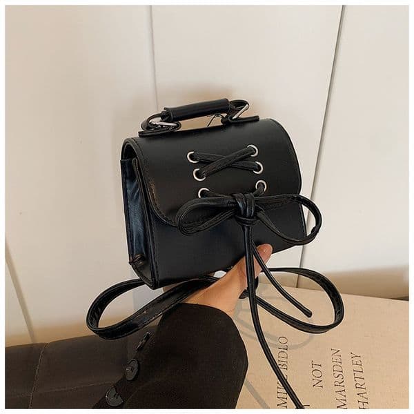 Designer Bag Leisure High-end Niche Bag 2025 New Personalized Small Square Bag Fashionable Lace Up Casual Women's Bag Multifunctional Storage Bag