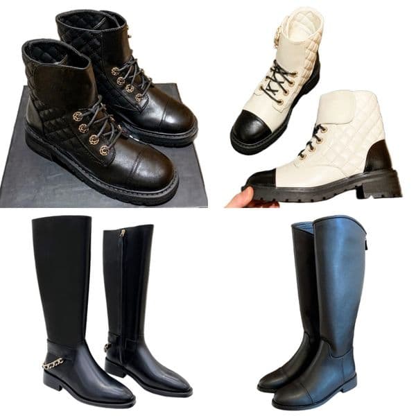 Boots luxury women's designer shoes letter brand ankle boots genuine leather half boots lace up fashion boots solid color knight boots non slip roman boots outdoor