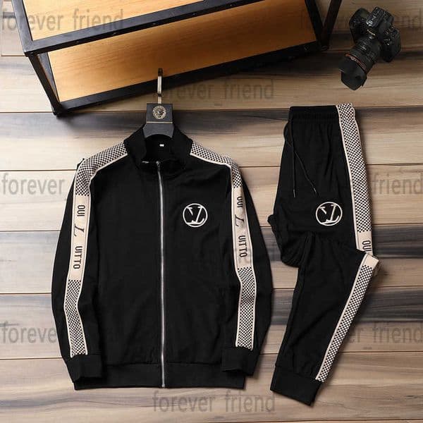 Men's Tracksuits designer Roman cotton casual sportswear set for men 2023 high-end fashion two-piece loose plus size trend KTED