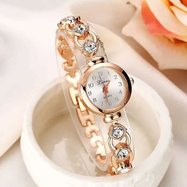 Ladiess Wristwatch Alloy Rhinestone Luxury Diamond Watch for Women Casual Quartz Bracelet Watch Relogio Feminino X240923
