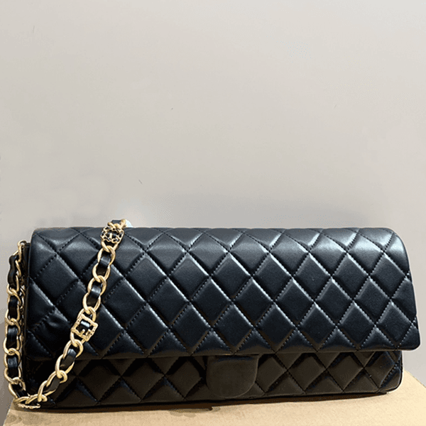 Fashion handbag classic designer bag women's crossbody bag vintage chain bag high quality clamshell bag diamond check pattern bag luxury baguette bag