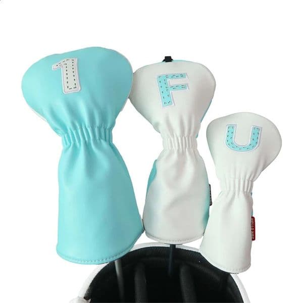 Golf Head Cover for Driver Fairway Wood Hybrid Rich Colors Different Style Golf Club 240919
