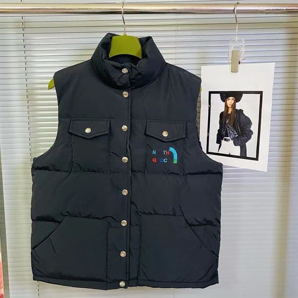 24FW Designer woman cotton jacket Northen-G Parkas Vest woman jacket winter jackets brand leisure outdoor hoodie M~5XL