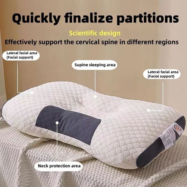 Cervical Orthopedic Neck Pillow Helps Sleep and Protect Pillow Neck Home Soy Fiber Hydromassage Pillow 240923