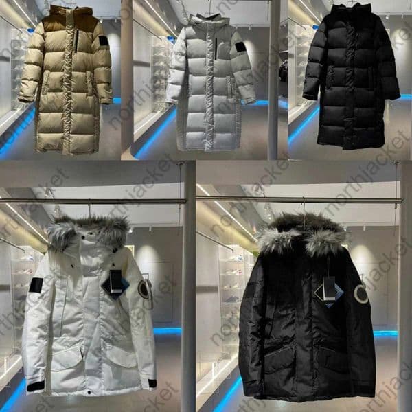 North designer mens womens long puffer jacket Epaulet White Down Parkas Hooded Overcoat Large Size Long Zipper Outwear Coat Windbreaker G9MI#