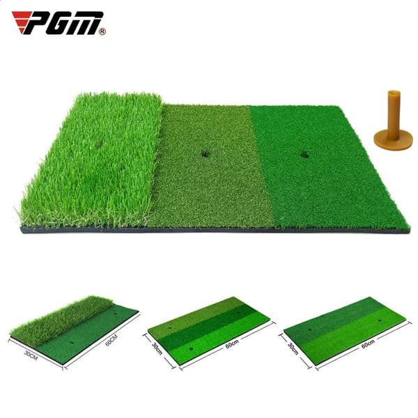 2026 new PGM Ball Indoor/Outdoor Mini Practice Durable PP Grass Mat Backyard Sports Training Assistance Equipment with Three Way DJD003 2409
