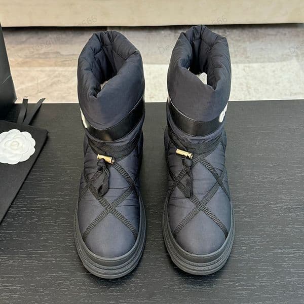 2024 Woman man Boot fat flat Heels Platform Heels Casual Knight Boots Middle Boot