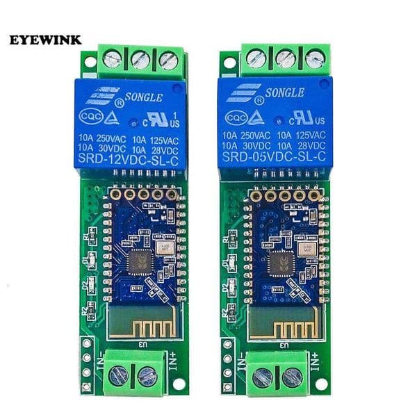 5V / 12V 1 channel Bluetooth relay Internet of things smart home phone AP remote control switch