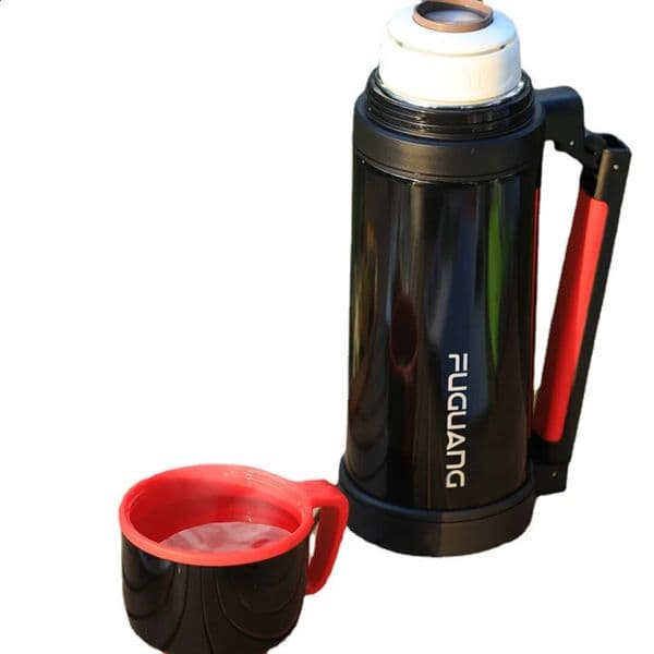 Outdoor thermocouple large capacity cup household water kettle 3liter vacuum travel can portable 240923
