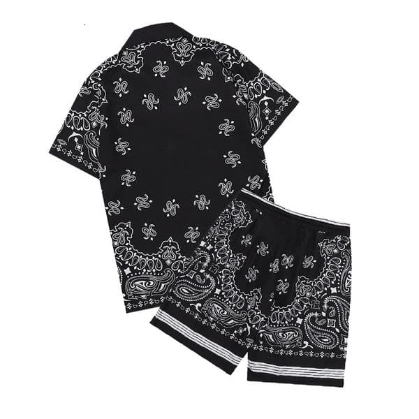 Mens Shorts and Shirt Set Summer Designer Set women Fashion Holiday Couple Printing Casual loose T shirt tee size M-3XL
