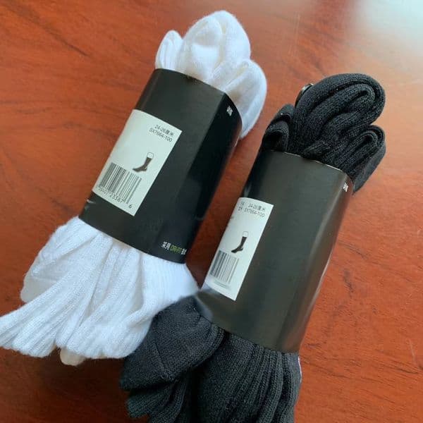 Mens socks designer socks medium high top towel bottom casual sports socks