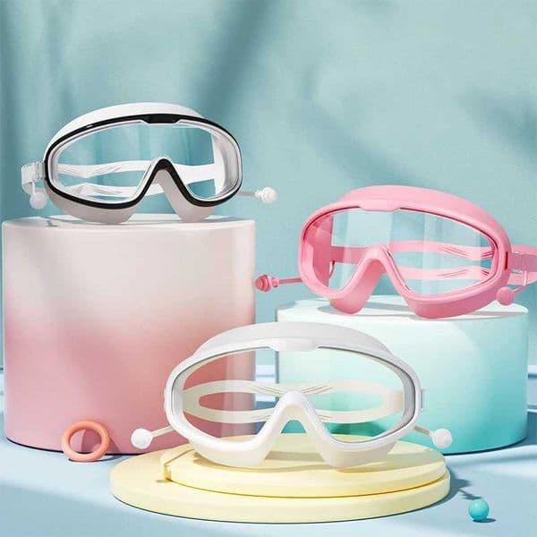 1 high appearance level popular online waterproof and anti fog large frame professional diving goggles adult swimming goggles CL240926