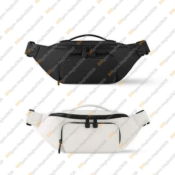 Men Fashion Casual Designe Luxury Rush Bumbag Waist Bags Waist Welt Pocket Belt Bag Crossbody TOP Mirror Quality M47058 M25227 Purse Pouch